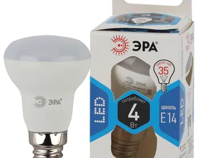 фото Лампа светодиодная R39-4w-840-E14 320лм ЭРА Б0017226/Б0020555