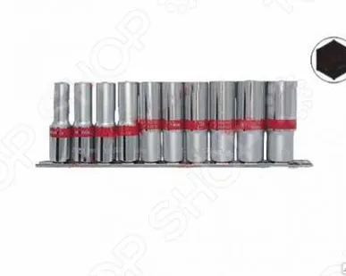 фото Набор удлиненных торцевых головок MATRIX 6-ти гранных 1/4"