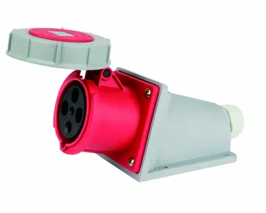 фото DEKraft Розетка стац. 3Р+РЕ 125А 380В IP67 РС-103