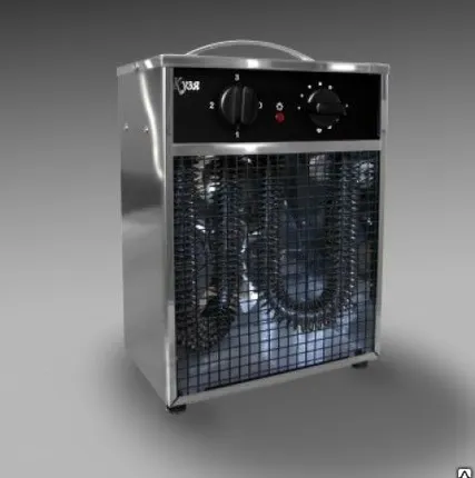 Фото №0 Калорифер КЭВ-3 Кузя (корпус зеркальная нерж. сталь)