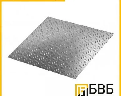 фото Лист рифленый 3 мм ГОСТ 8568‑77 чечевица