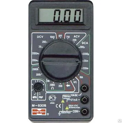 Фото №0 Мульт. М830В (=1кВ,10А,2МОм)