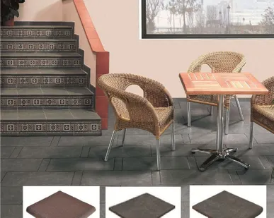 фото Клинкерные ступени и плитка "Riansares".