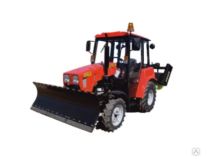 Фото №0 Машина уборочная МУ-320 с отвалом и щеткой на базе "МТЗ-320" (Беларусь)