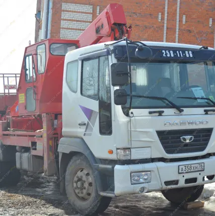 Фото №0 Аренда автовышки (автогидроподъемника) Dasan DAP 110, Казань