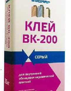 фото Смесь сухая клеевая ВК-200 Серая 25 кг