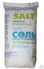 Фото №0 СОЛЬ ТАБЛЕТИРОВАННАЯ 25 кг.