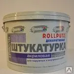Фото №0 Декоративная Штукатурка ТРИОЛЬ ШУБА Rollputz, зерно 1мм, 18кг