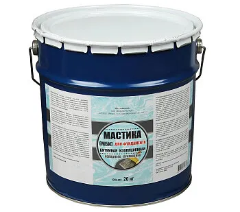 фото Мастика битумная 20 кг ХозДвор, изоляционная