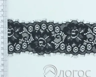 фото Кружево стрейч IS-209 55мм И, черный