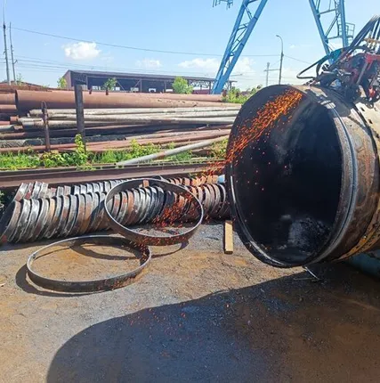 Фото №0 Резка трубы на кольца