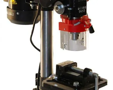 фото Станок сверлильный Zitrek DP-90 (220В/550Вт/9скор/D16мм) с тисками 067-4011