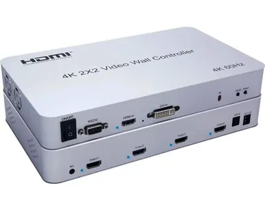 фото Контроллер видеостены 2x2, 1x2, 1x4 HDMI 2.0 PRO-HD 4KVW22