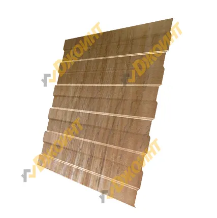 Фото №0 Профнастил С-10 0,5 Printech Aspen 3D (Осина 3D wood)