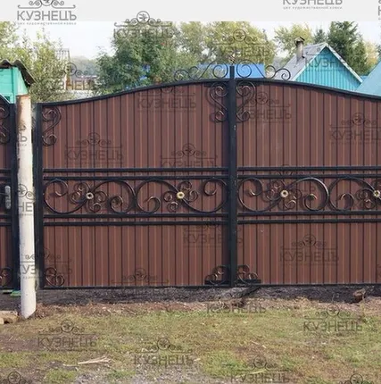 Фото №0 Кованые ворота артикул 102
