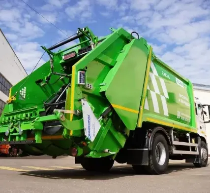 Фото №0 Мусоровоз с задней загрузкой СМ 16-03 на базе JAC N200 (с лебедкой)