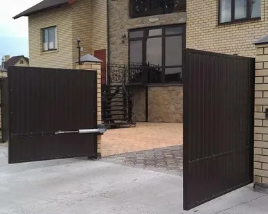 фото Ворота распашные