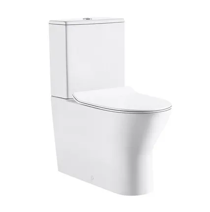 Фото №0 Унитаз-безободковый MFZ-51D, вып 90 гр., белый, с микролифтом