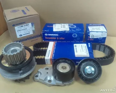 фото Комплект ремень ГРМ + 2 ролика DAEWOO NEXIA DOHC 16клап Корея