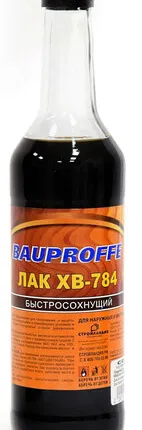 Фото №0 Лак BAUPROFFE Лак мебельный BAUPROFFE ХВ-784 Орех 0,5 л