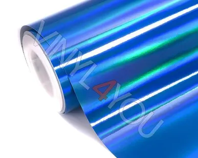 фото Пленка Лазерный хром синий