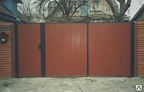 Фото №0 Ворота из профлиста 4 м