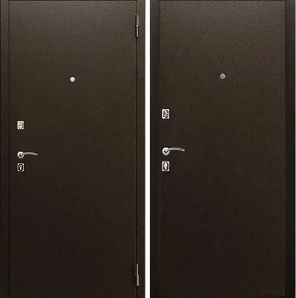 Фото №0 Входная дверь Амазон медный антик металл-металл АСД