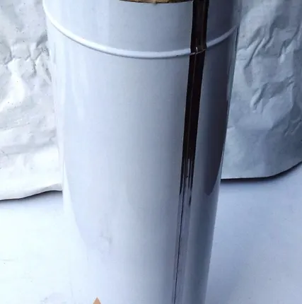 Фото №3 Труба сэндвич D150/250 мм L = 0,75 м (нерж. 0,5/0,5 мм AISI 304 внутри)