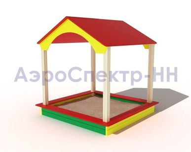 фото Песочный домик "Дворик" (ИО 534)