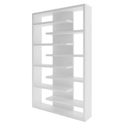 Фото №0 стеллаж SAMSON 1300x2100x280мм белый тамбурат