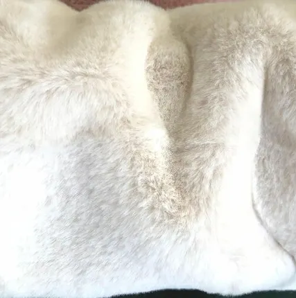 Фото №0 Искусственный мех под кролика 570 г/м2, ворс 17 мм, белый