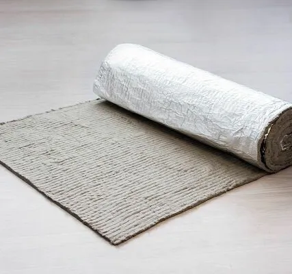 Фото №0 Огнезащитный базальтовый материал ВМБОР-5 без обклад (20000х1200х5) (рулон-24м2)