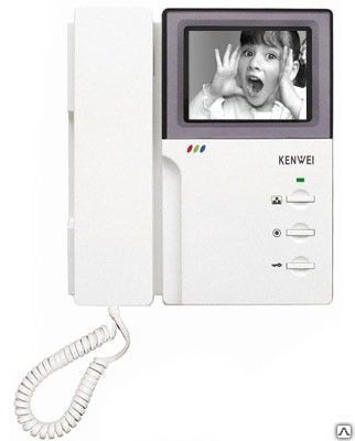 Фото №0 Цветной видеодомофон Kenwei KW-4HPTNC VIZIT