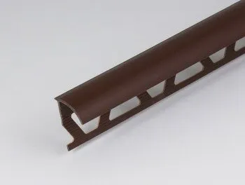 фото Раскладка под плитку Идеал наружная Коричневая/ 019 8 мм 2,5 м Нп8 019/КОР