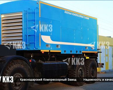 фото Азотный компрессор ТГА-20/101 передвижной мембранный