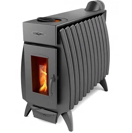 Фото №0 Печь отопительно-варочная ТМФ Огонь-батарея 11 дровяная антрацит