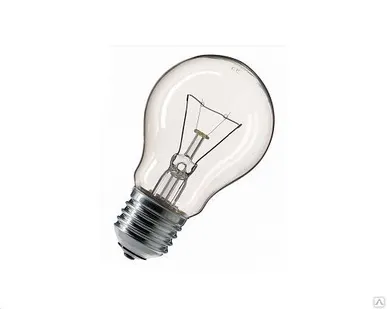 фото Лампа накаливания 100W E27 прозрачная
