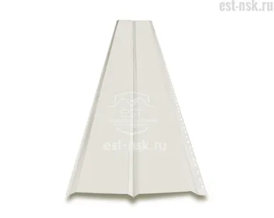 фото Металлический сайдинг Брус Pe 0.4 | RAL 9003 Белый