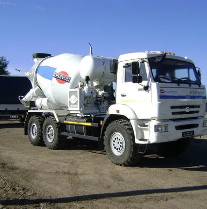 Фото №0 Автобетоносмеситель 6ДА на шасси КАМАЗ 43118 полный привод