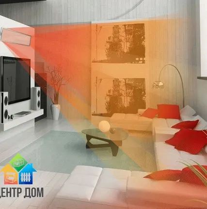 Фото №2 Системы отопления инфракрасными обогревателями