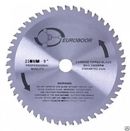 Фото №0 Дисковое режущее полотно диам. 230 мм 48 зубьев