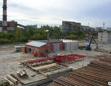 фото Опоры ЛЭП деревянные пропитанные