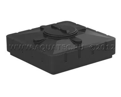 фото Бак д/душа 240 (черный) (1100х1100х300) Aguatech
