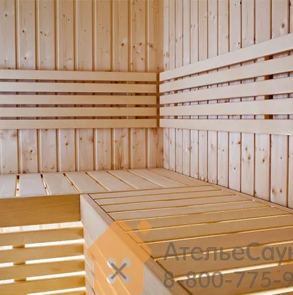 Фото №1 Сауна Harvia Variant S1010 (1000х1000 мм, без печи, интерьер Formula из сосны)