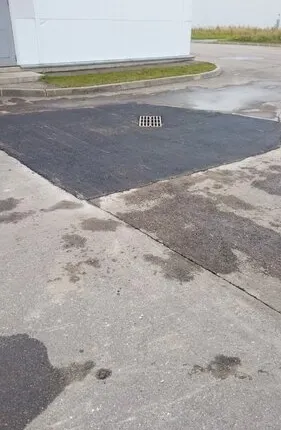 Фото №0 Устройство дорожного покрытия из песчаного асфальтобетона