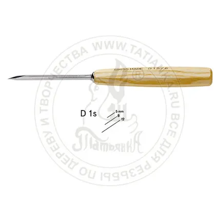 Фото №0 Прямая плоскоскошенная компактная стамеска Pfeil PF-D 1s/5