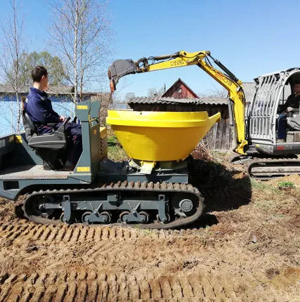 Фото №1 Аренда мини-думпера (мини-самосвала) в Санкт-Петербурге и Ленинградской области