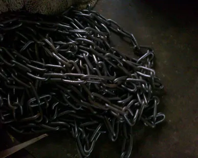 фото Круглозвенные цепи без покрытия