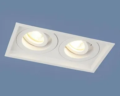 фото MR-16 1071/2 белый Elektrostandard светильник встраиваемый