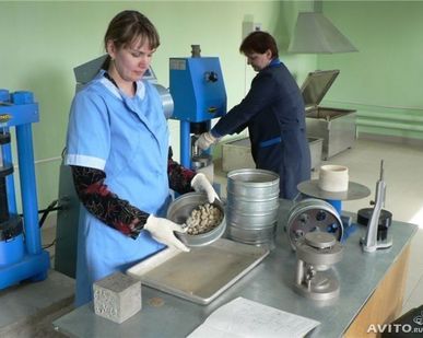 фото Контроль качества щебня